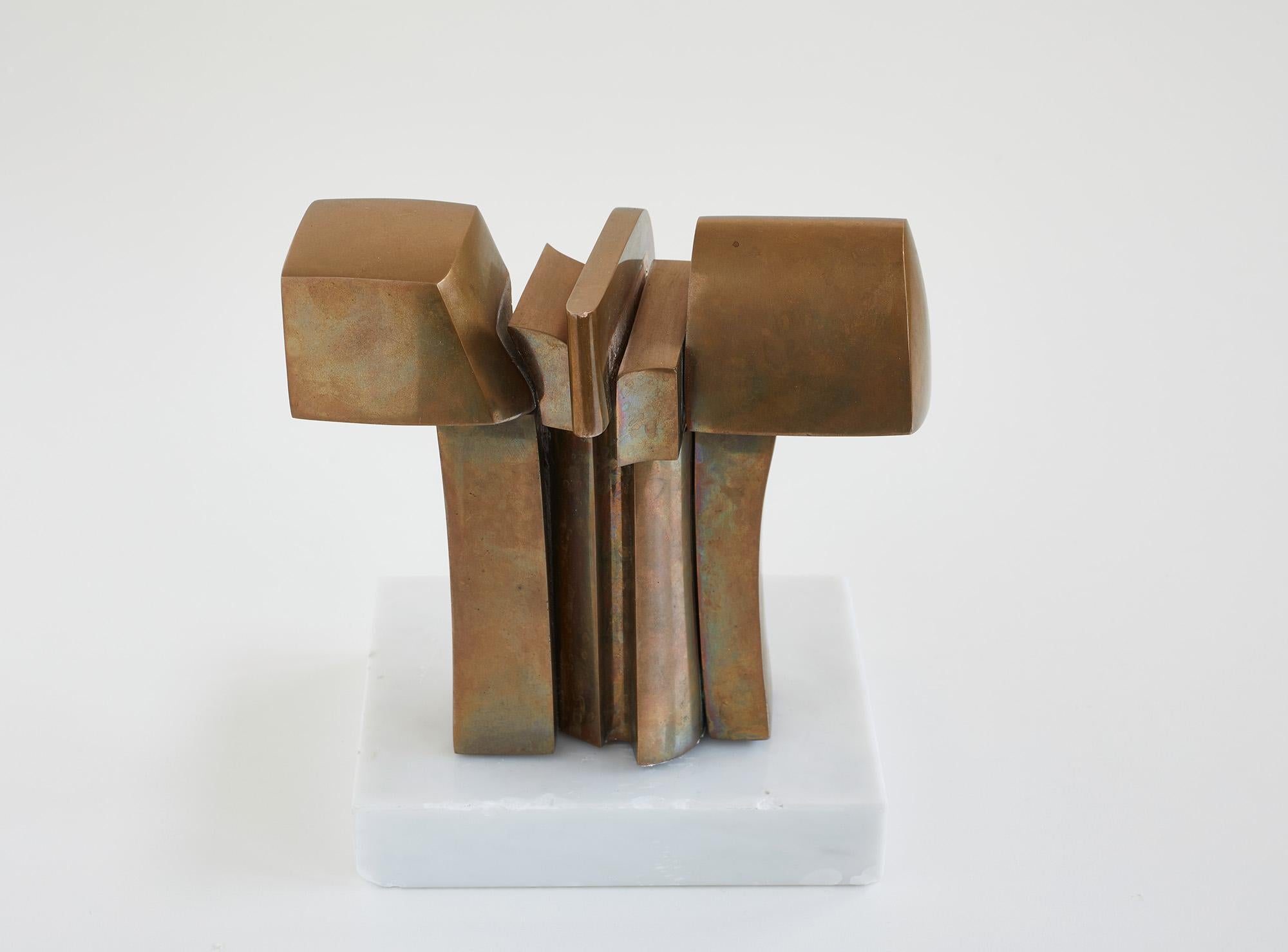 Mid-Century Modern Polished bronze sculpture by José Luis Sanchez (1926-2018)