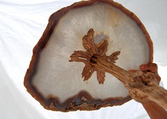 Tavolino in bronzo lucido con piano Agatha di FAKASAKA Design