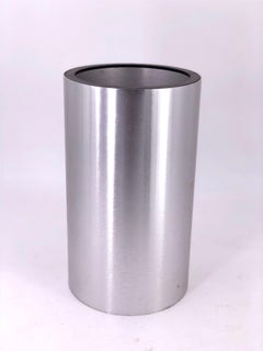 Enfriador de vino de aluminio pulido y cepillado de Aurora Designs Associates