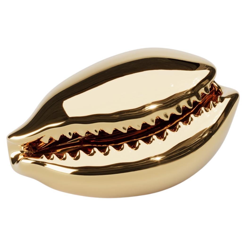 Polished Cast Brass Buzio P Sculptural Object by Studio Orth