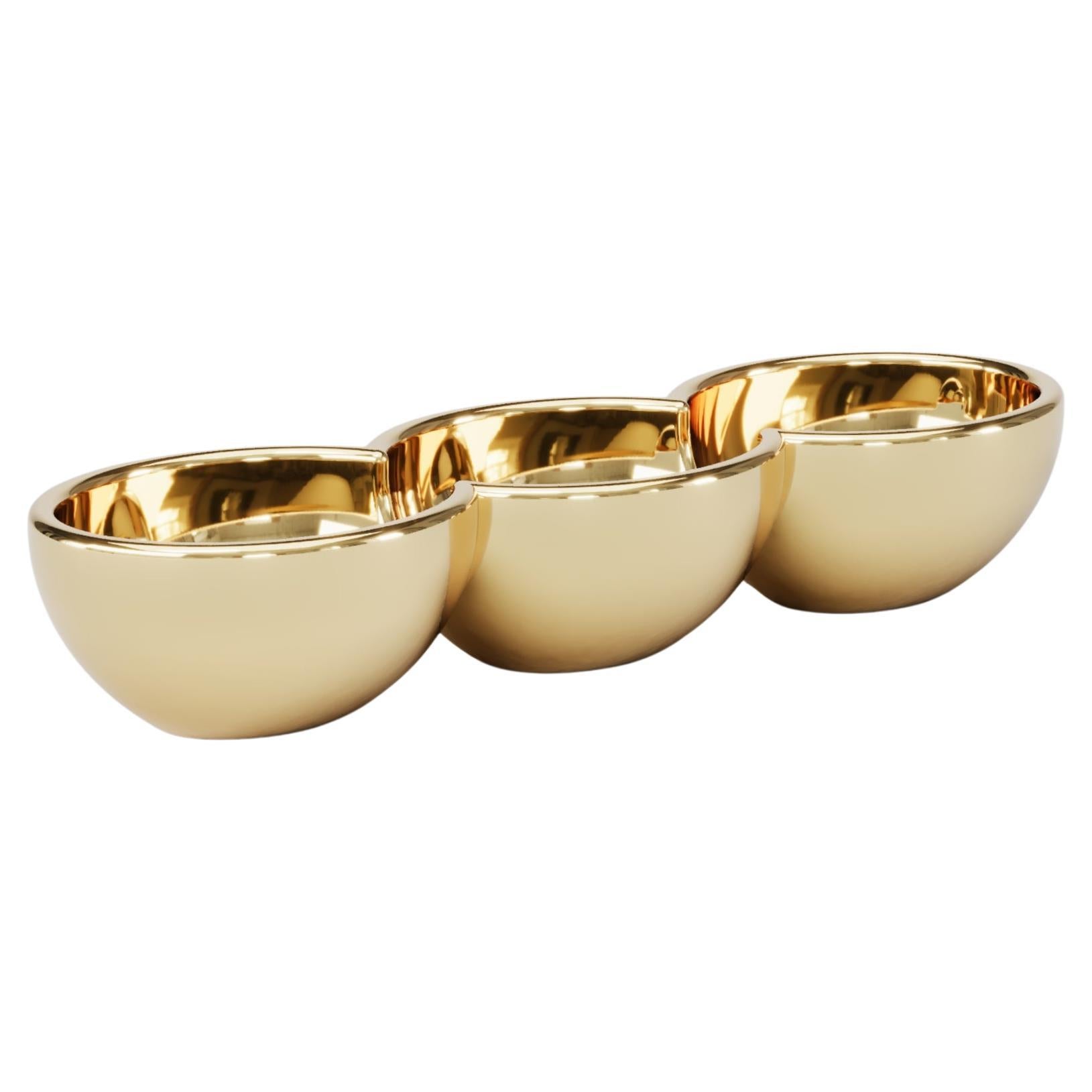 Polished Cast Brass Cos III Sculptural Object by Studio Orth