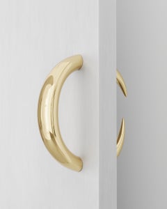 Polished Cast Brass Garra Door Hanger by Studio Orth