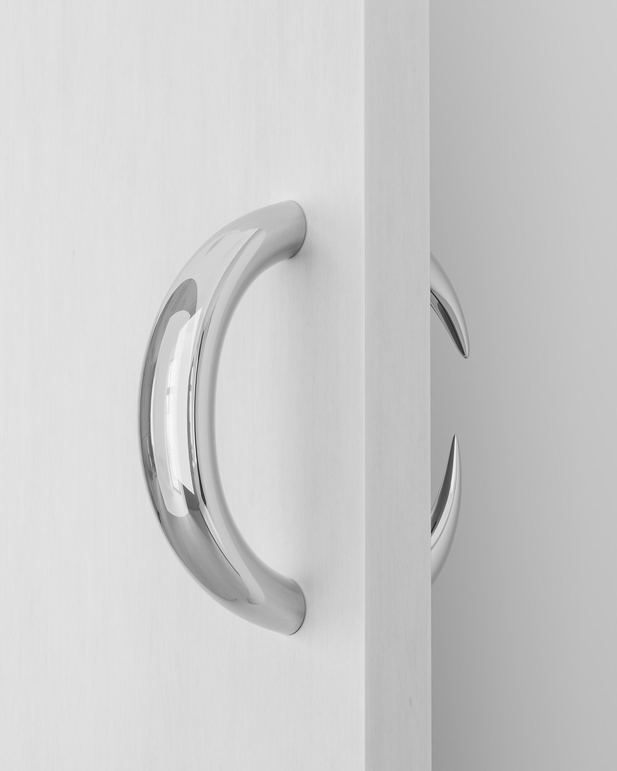 Post-Modern Polished Cast Brass Garra Door Hanger by Studio Orth For Sale