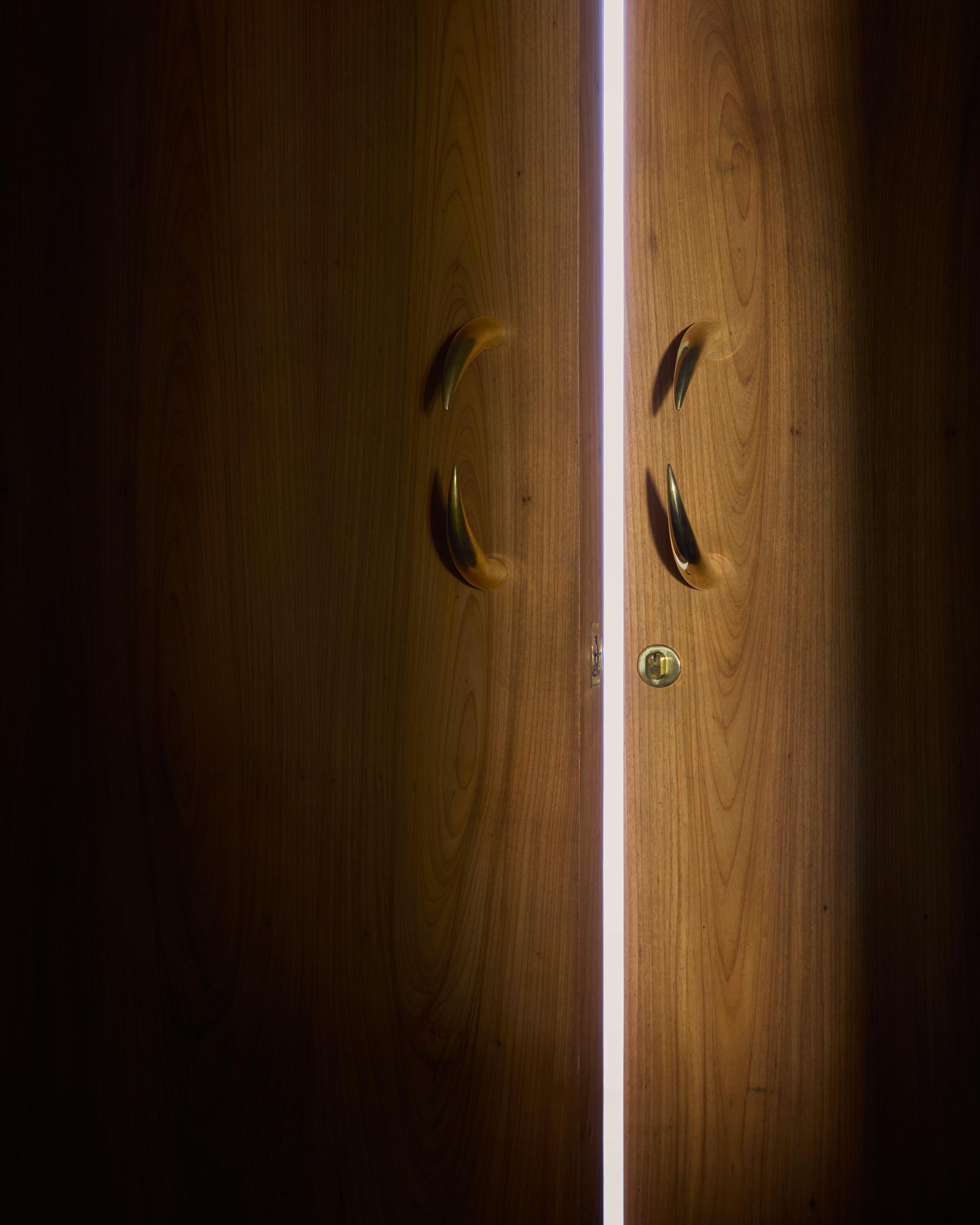 Contemporary Polished Cast Brass Garra Door Hanger by Studio Orth For Sale