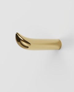 Polished Cast Brass Mino Paper Holder by Studio Orth
