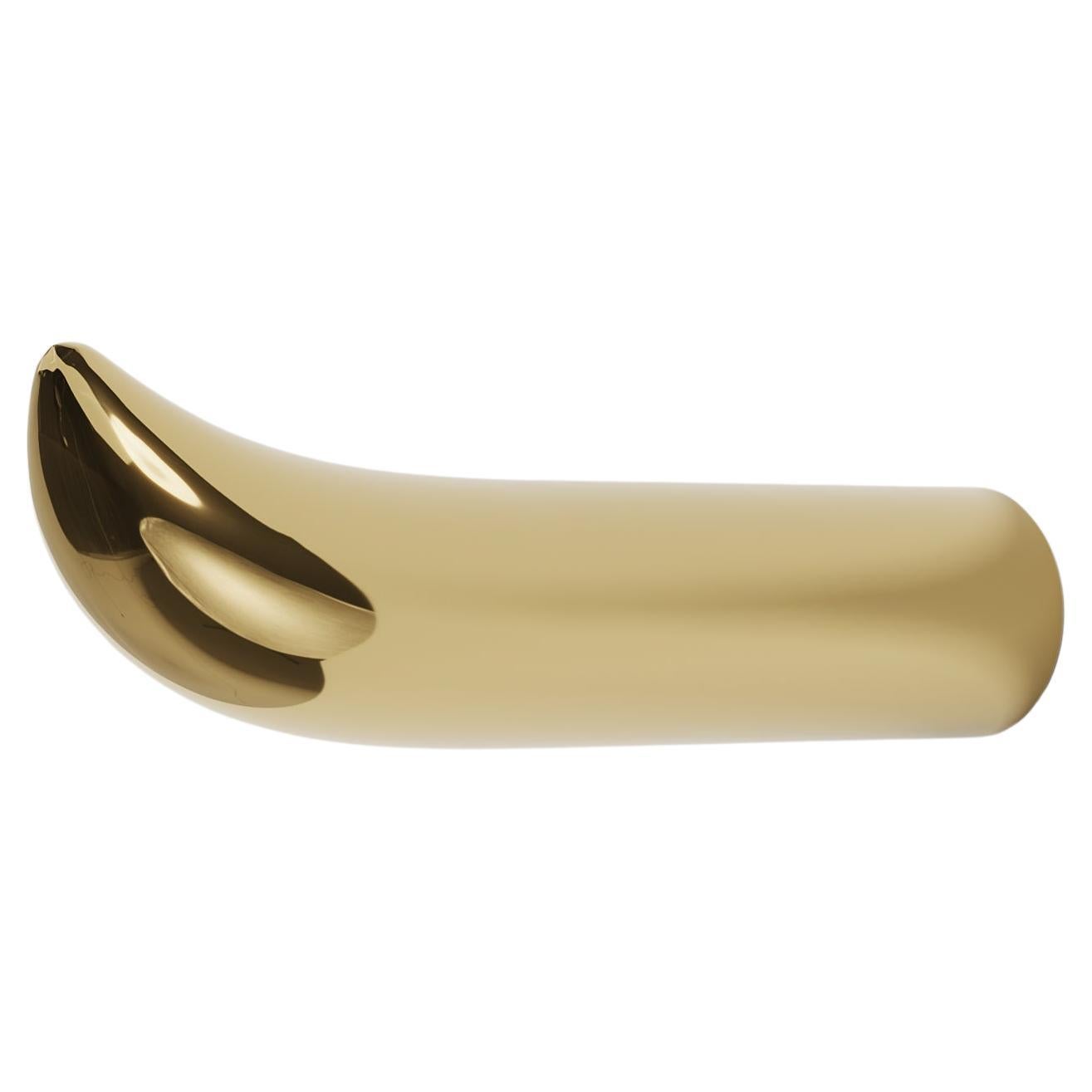Polished Cast Brass Mino Paper Holder by Studio Orth