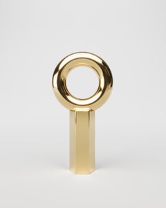 Sacacorchos Primeiro de latón fundido pulido de Studio Orth