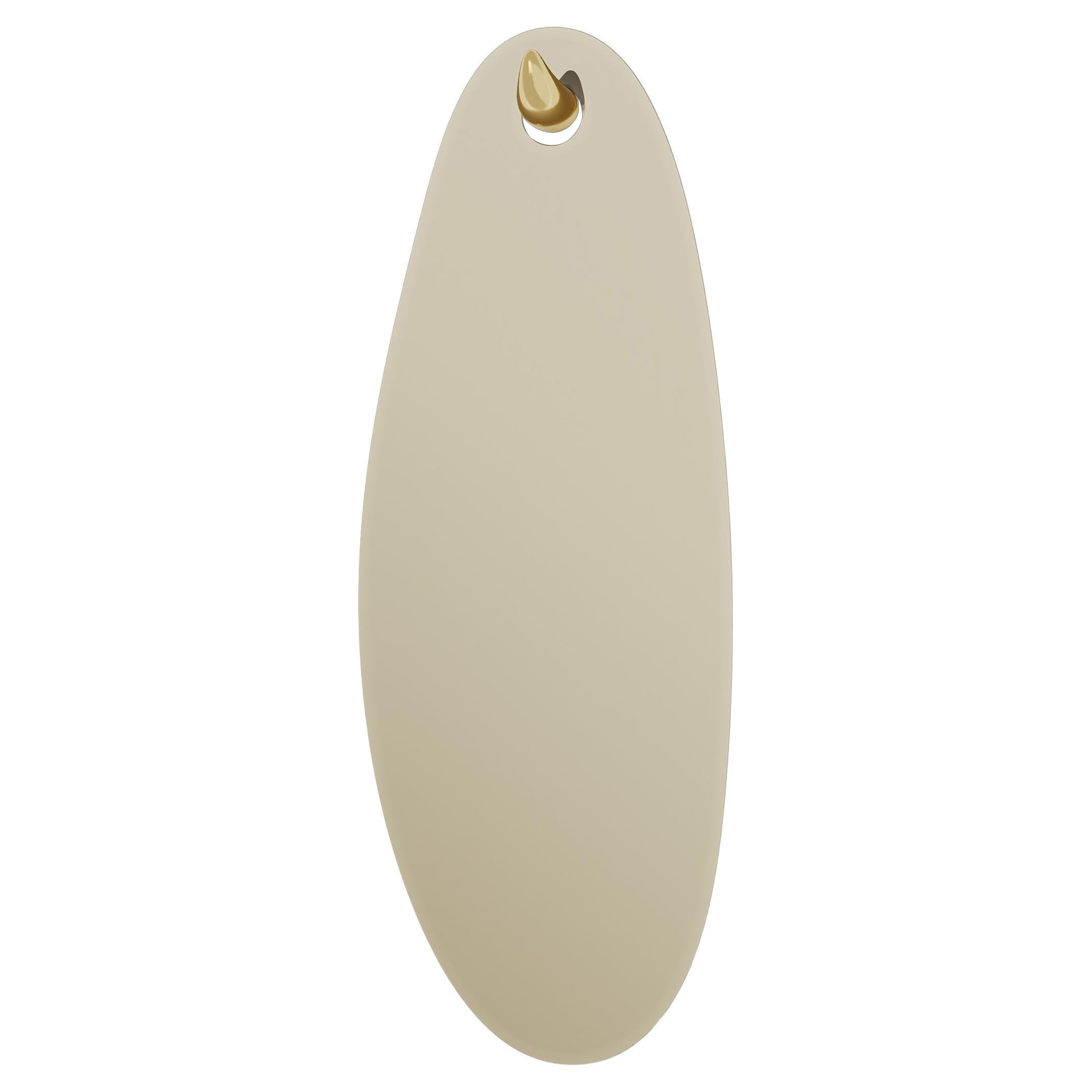 Polished Cast Brass Rino Corpo Mirror by Studio Orth