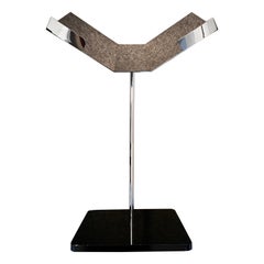 Polierter Chrom Book Stand