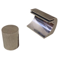 Base de table basse chromé poli