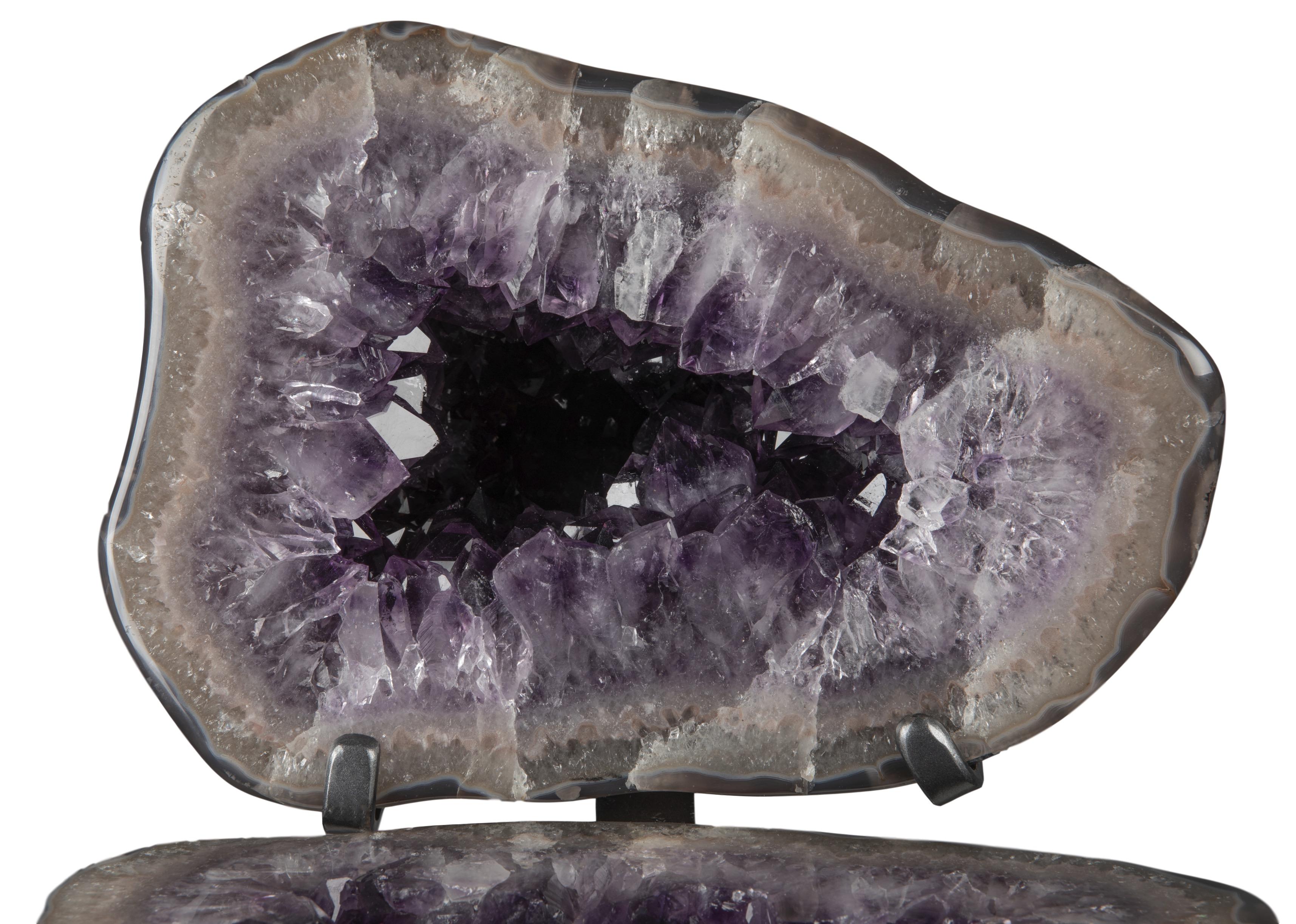 amethyst on stand