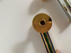 Polished Gold, Malachite & Lapis Lazuli Poignées S5 Handle by Serdaneli, Paris