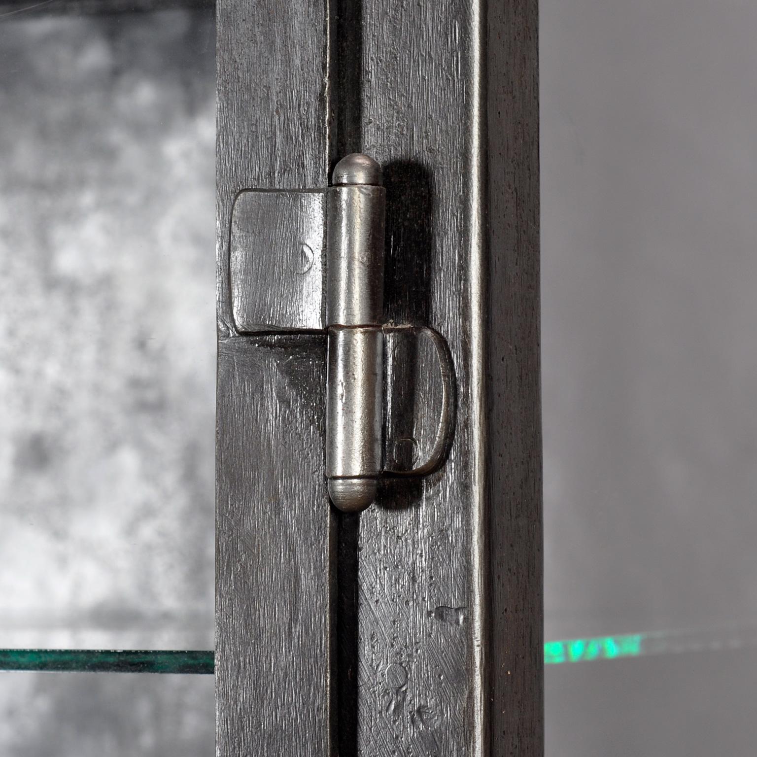 Cabinet médical en fer poli, années 1920 en vente 1