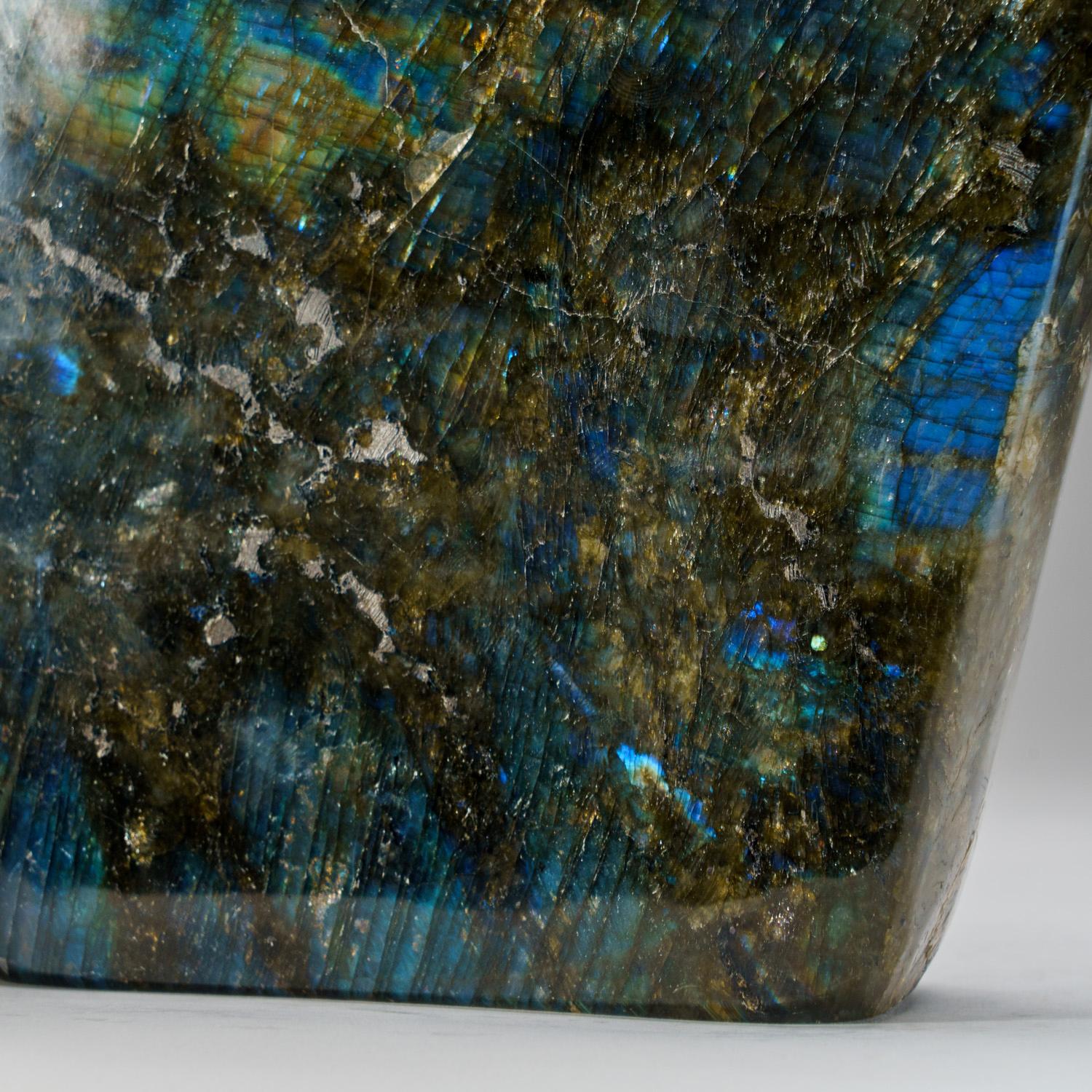 Contemporary Polished Labradorite Freeform from Madagascar (13 lbs) For Sale