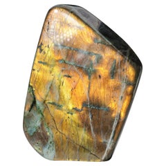 Antique Polished Labradorite Freeform from Madagascar