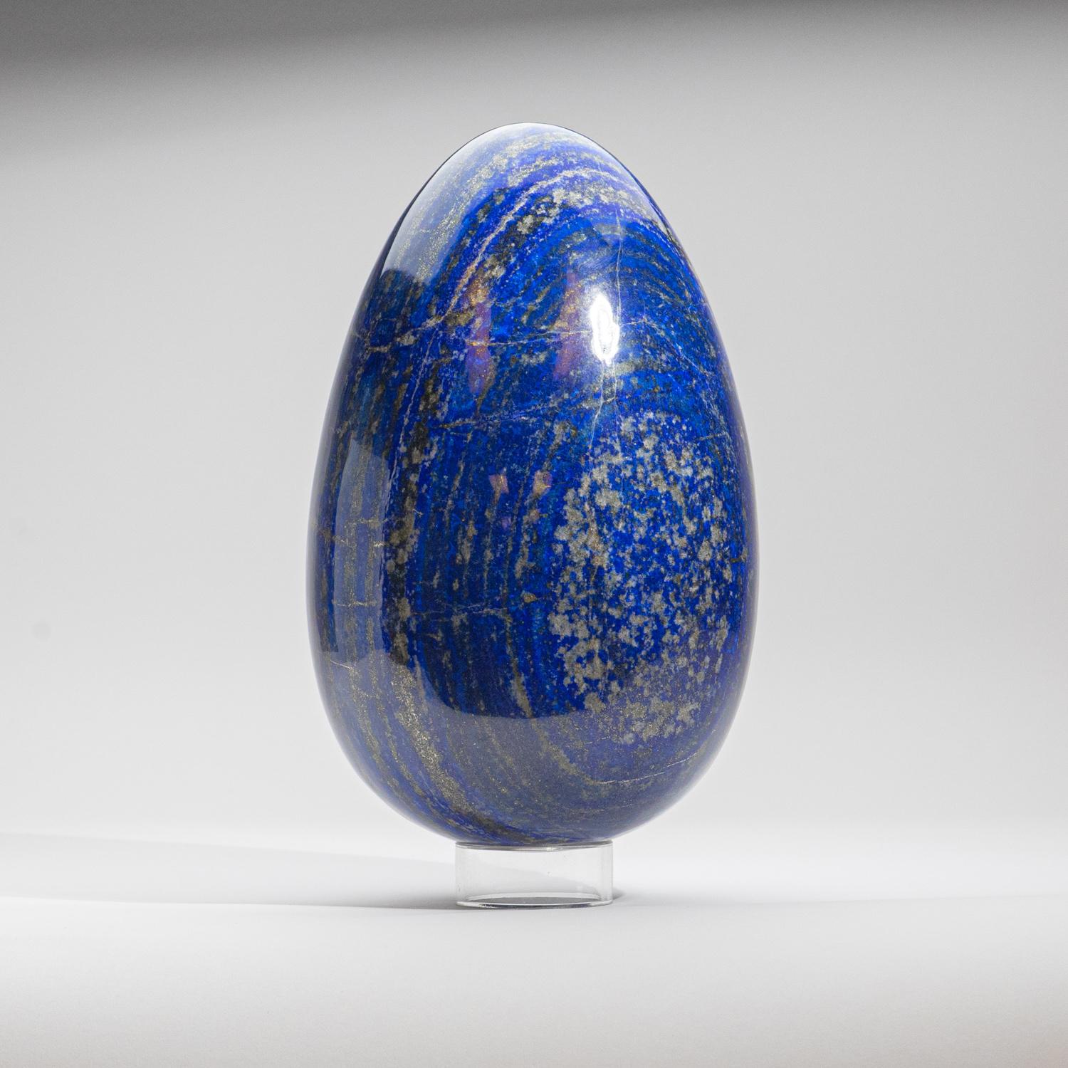 Polished Lapis Lazuli Egg from Afghanistan