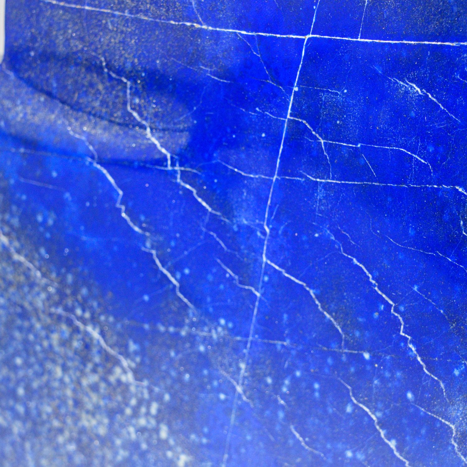 Polished Lapis Lazuli Freeform from Afghanistan (10.2 lbs) In Excellent Condition In New York, NY