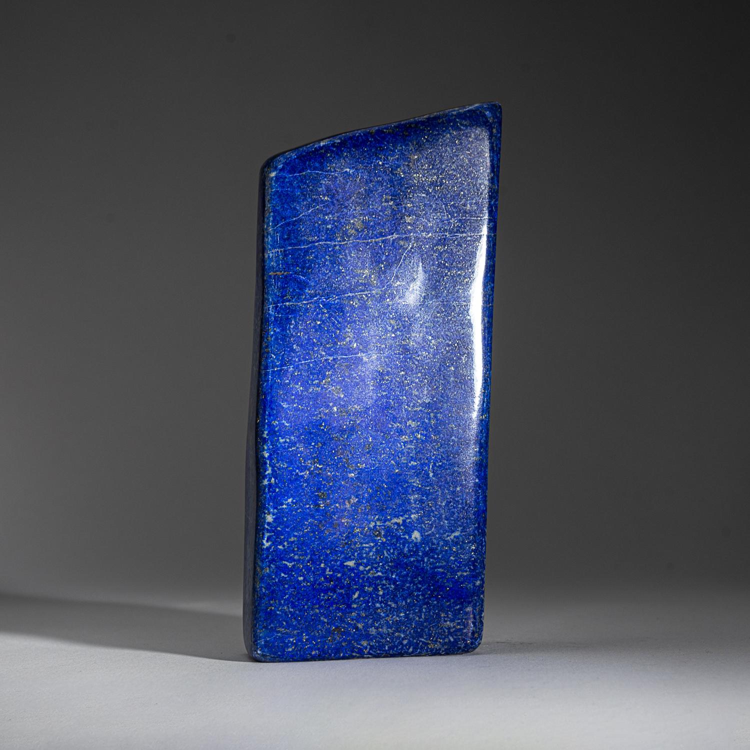 Polished Lapis Lazuli Freeform from Afghanistan '2.5 Lbs' In Excellent Condition For Sale In New York, NY