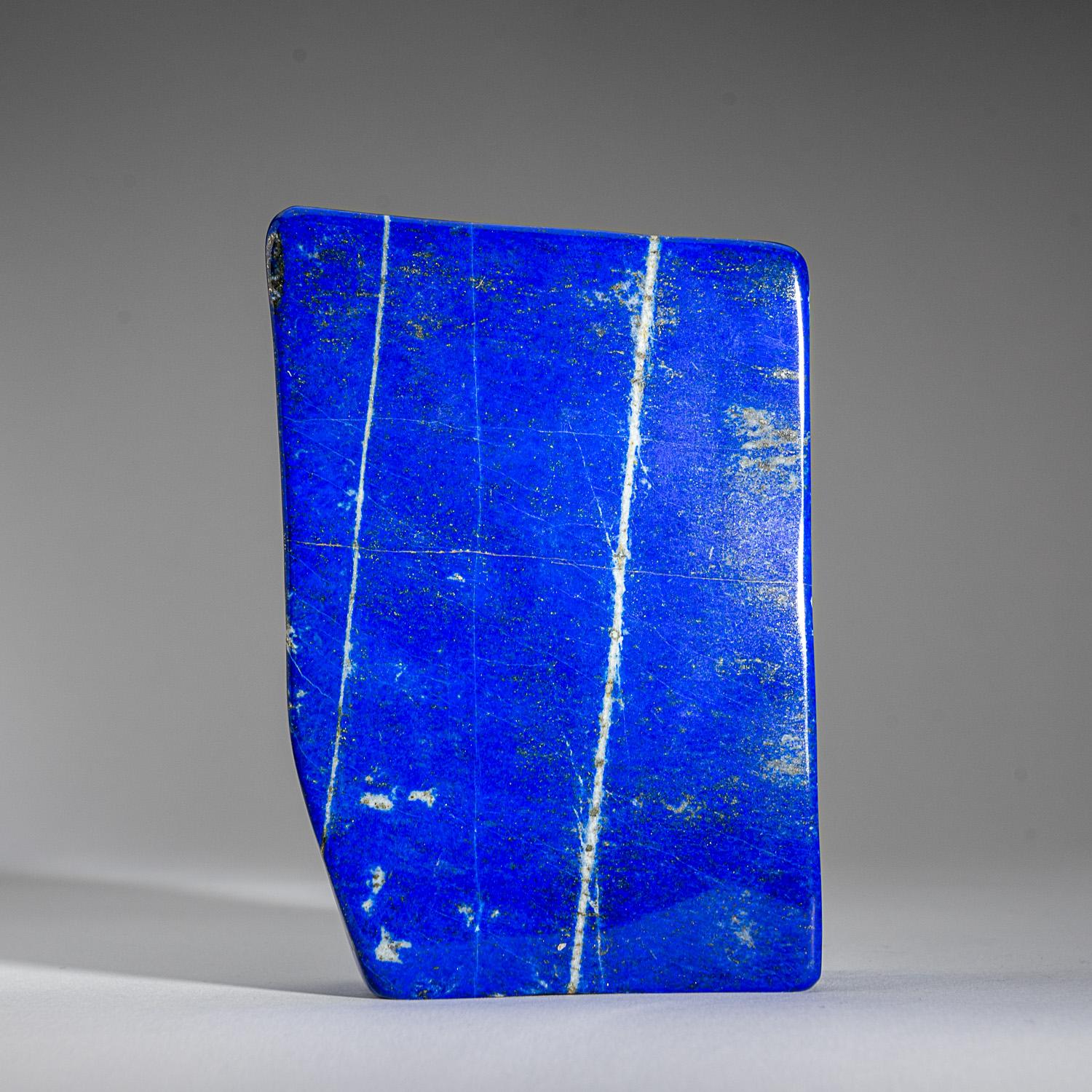 Polished Lapis Lazuli Freeform from Afghanistan (4 lbs) In Excellent Condition For Sale In New York, NY
