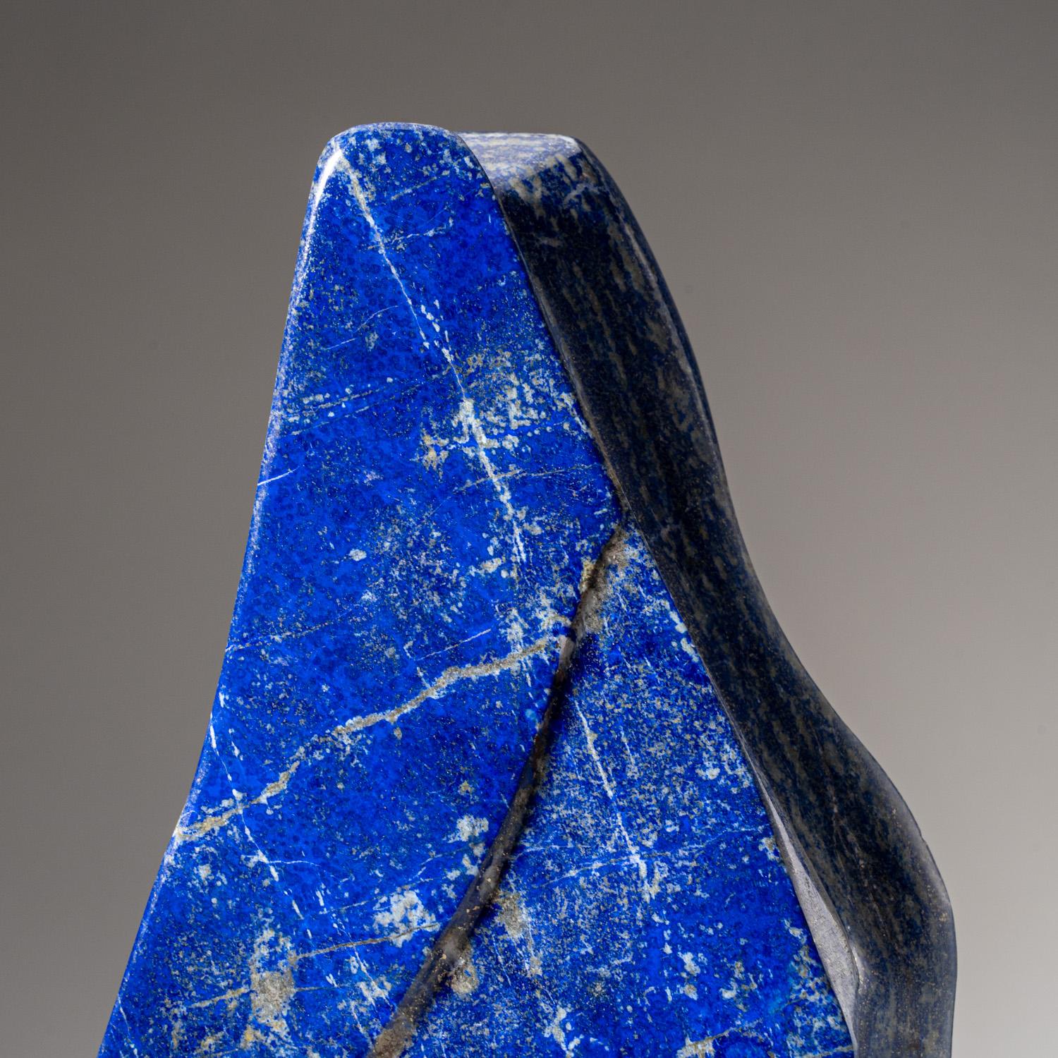 Crystal Polished Lapis Lazuli Freeform from Afghanistan (7.4 lbs) For Sale