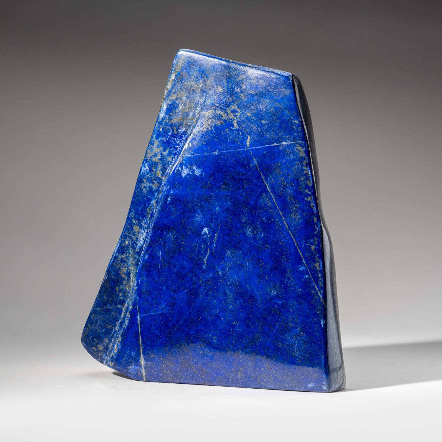 Polished Lapis Lazuli Freeform from Afghanistan (9.5 lbs) In New Condition In New York, NY