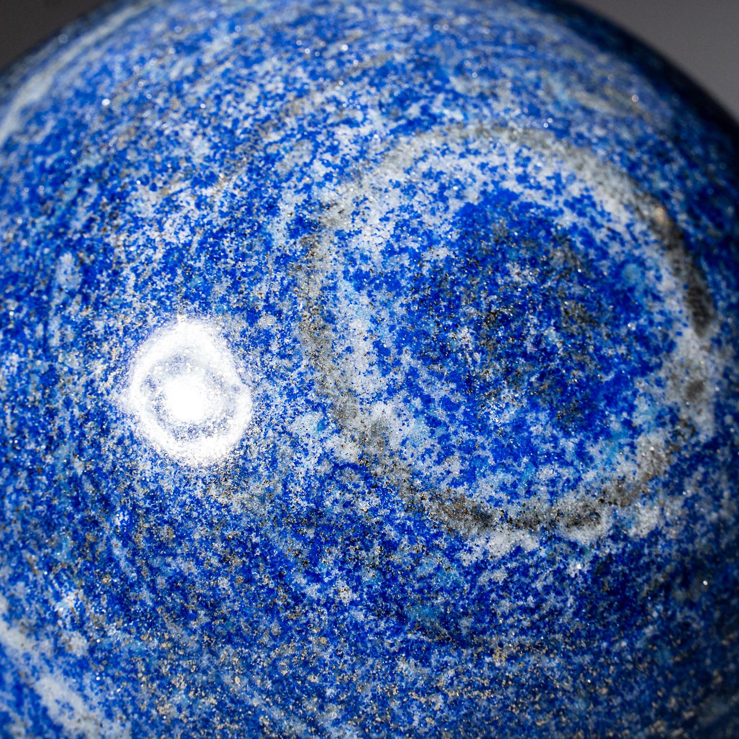 Contemporary Polished Lapis Lazuli Sphere from Afghanistan (4