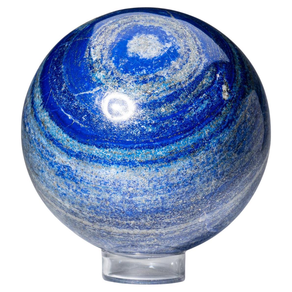 Polished Lapis Lazuli Sphere from Afghanistan '5", 7.5 lbs'