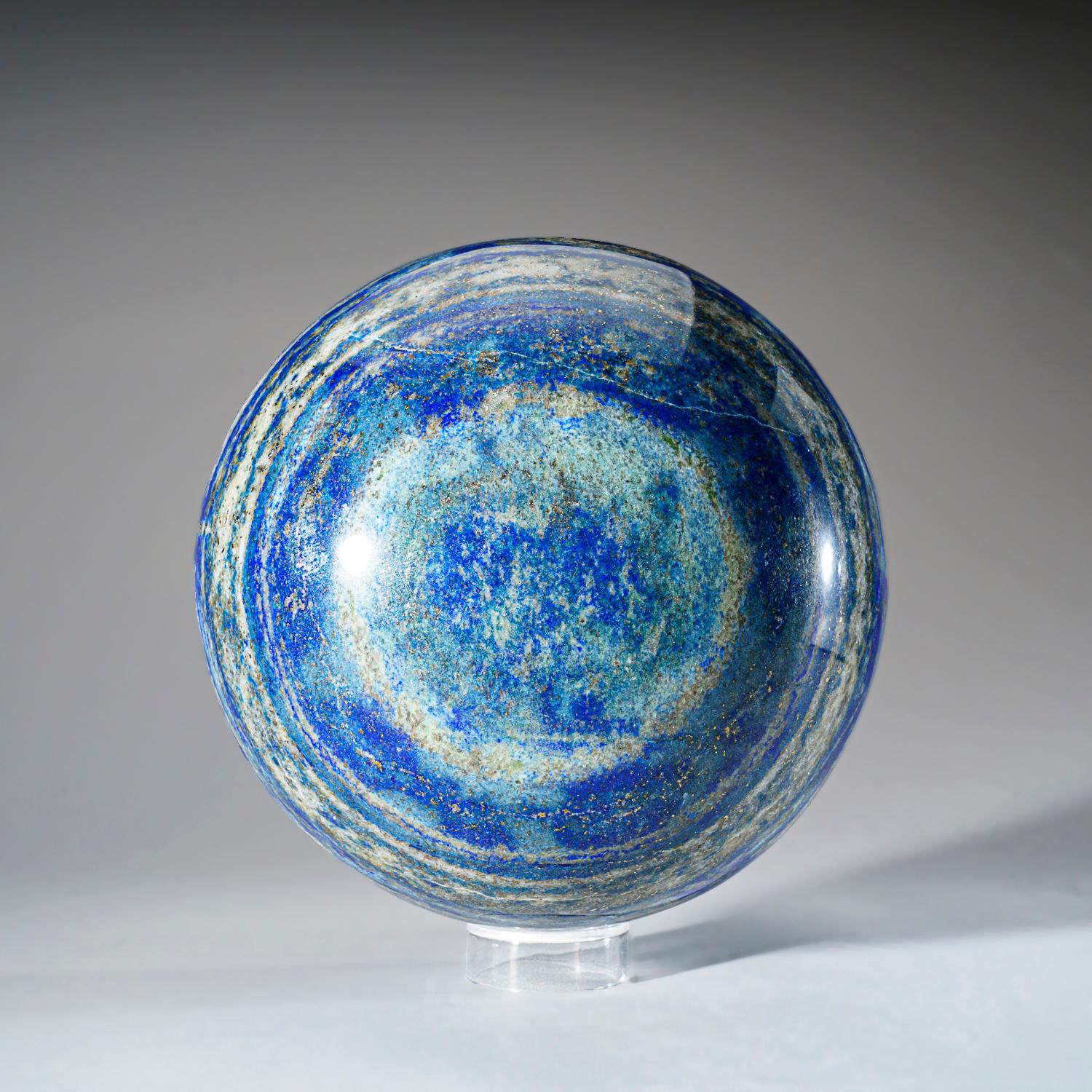Polished Lapis Lazuli Sphere from Afghanistan (5