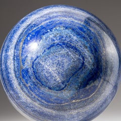 Polished Lapis Lazuli Sphere from Afghanistan (5.5", 11.5 lbs)
