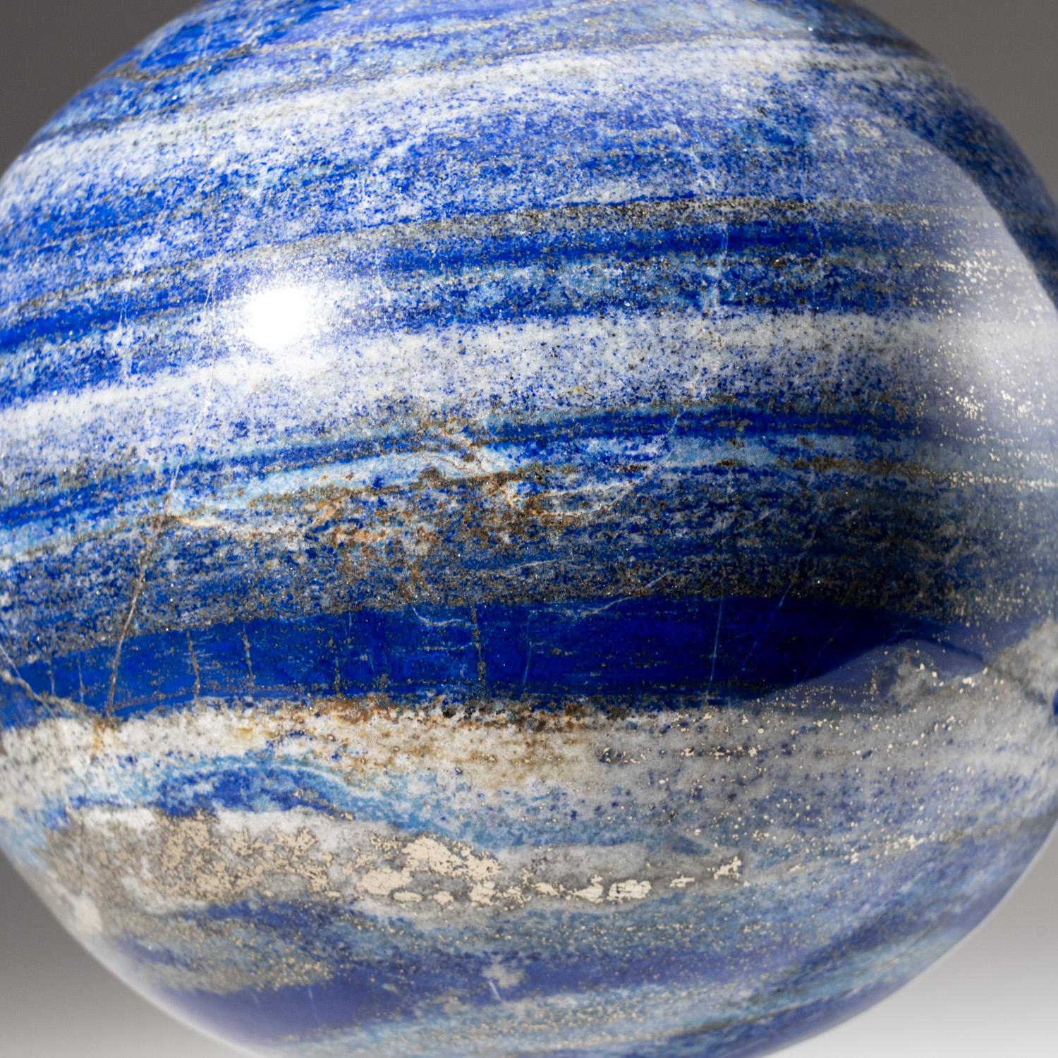 Polished Lapis Lazuli Sphere from Afghanistan (5.5