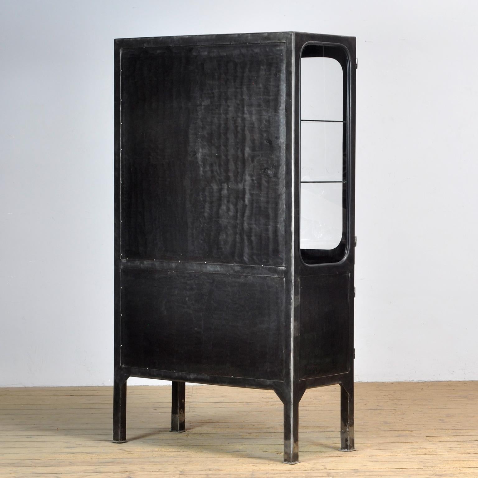 polished medical cabinet, 1970’s 4