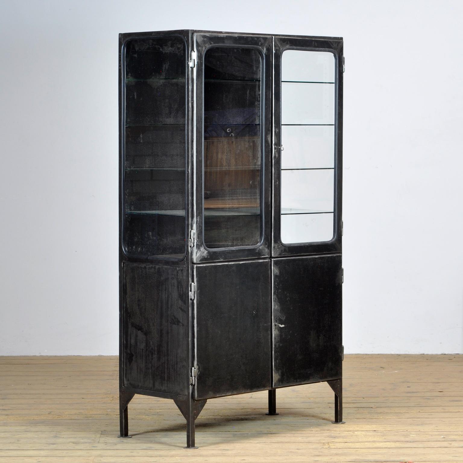 Industrial Polished Medical Cabinet, 1970’s