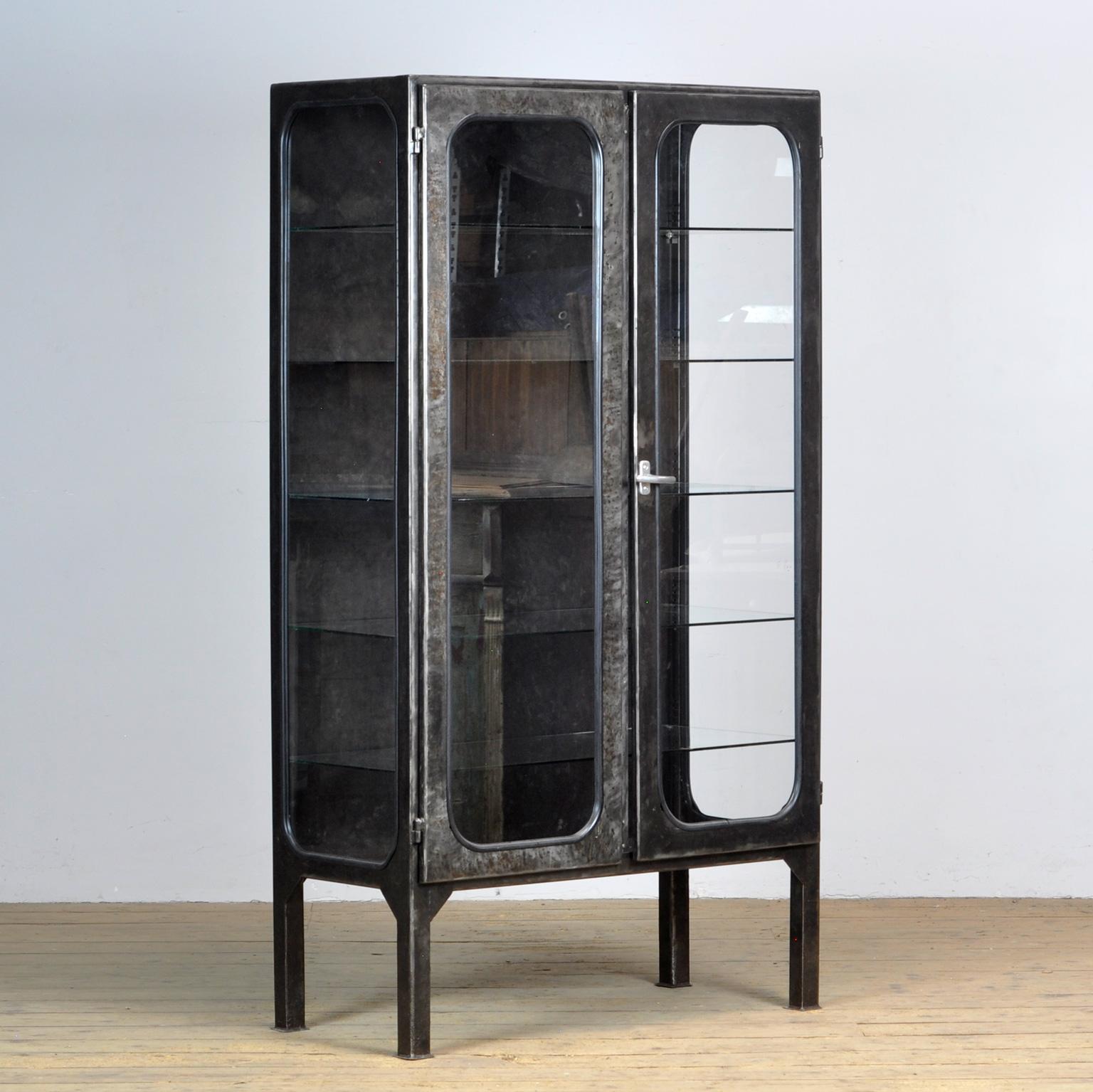 Industrial Polished Medical Cabinet, 1970’s