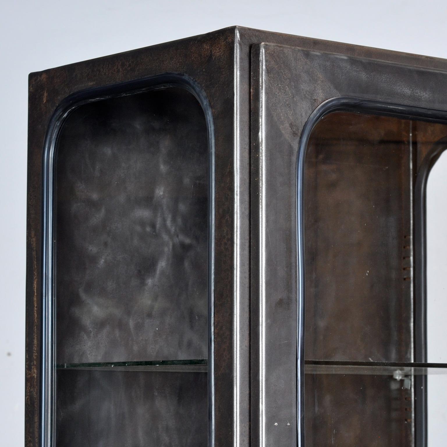 Late 20th Century polished medical cabinet, 1970’s For Sale