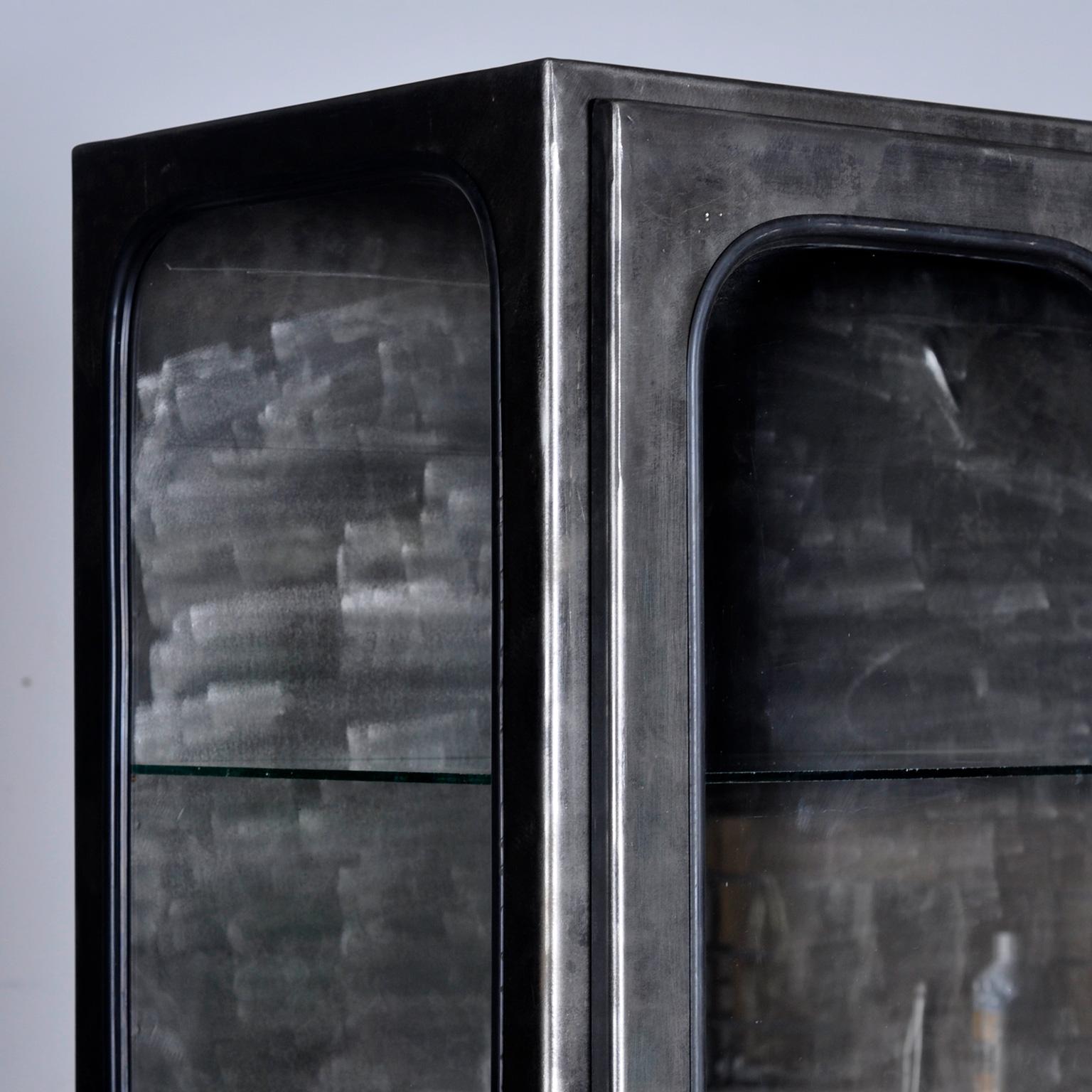 Late 20th Century polished medical cabinet, 1970’s For Sale