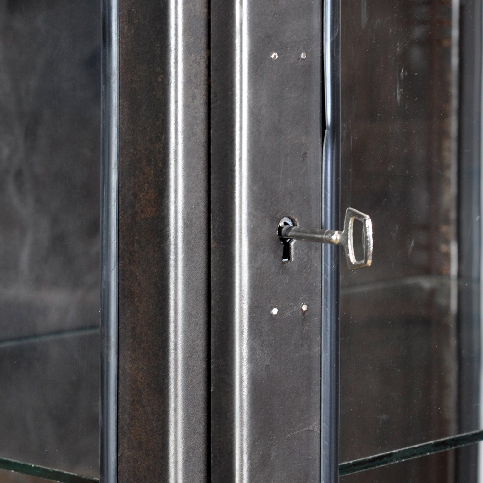 polished medical cabinet, 1970’s For Sale 1