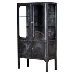 polished medical cabinet, 1970’s