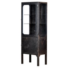 polished medical cabinet, 1970’s