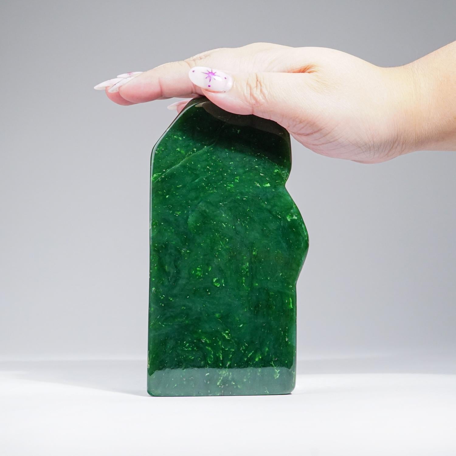 Pakistani Polished Nephrite Jade Freeform from Pakistan, '4.4 Lbs' For Sale