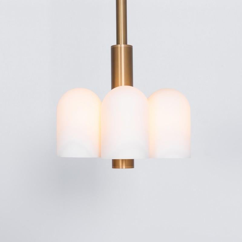 Odyssey 6 Polished Nickel Pendant Light by Schwung 5