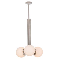 Polished Nickel Contemporary Pendant Light by Schwung