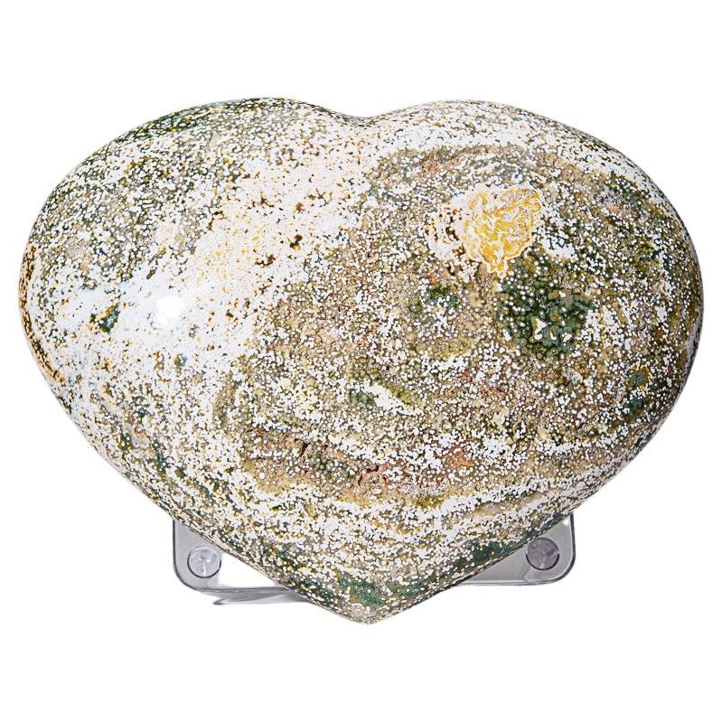 Polished Ocean Jasper Heart from Madagascar (13 lbs)