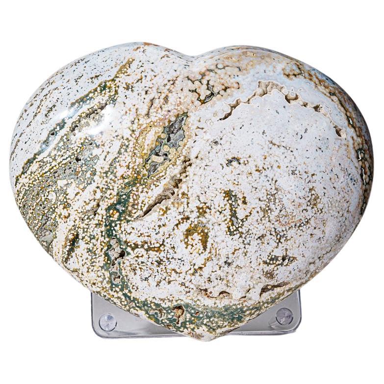 Polished Ocean Jasper Heart from Madagascar (14.5 lbs)