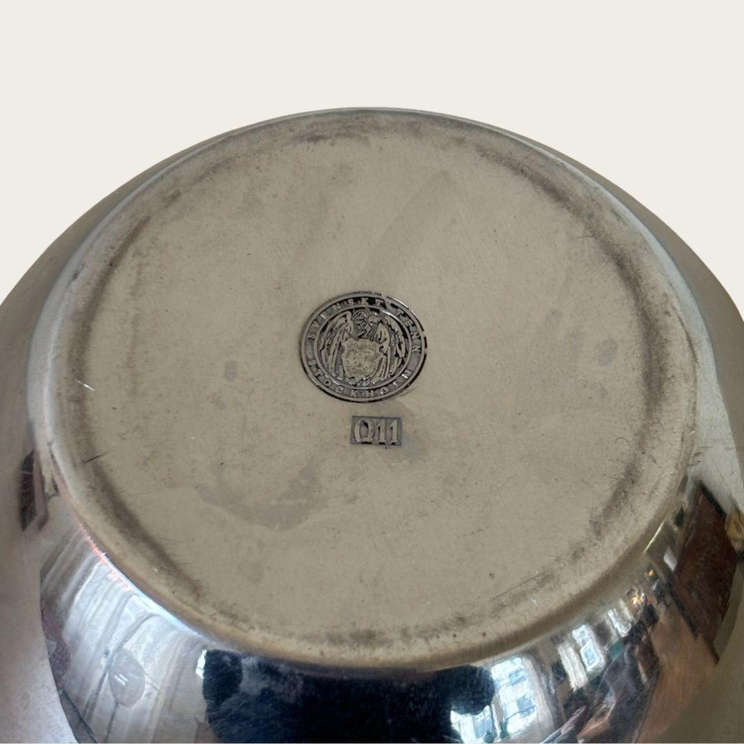 Lucidato Vaso in peltro lucido di Estrid Ericson per Svenskt Tenn in vendita