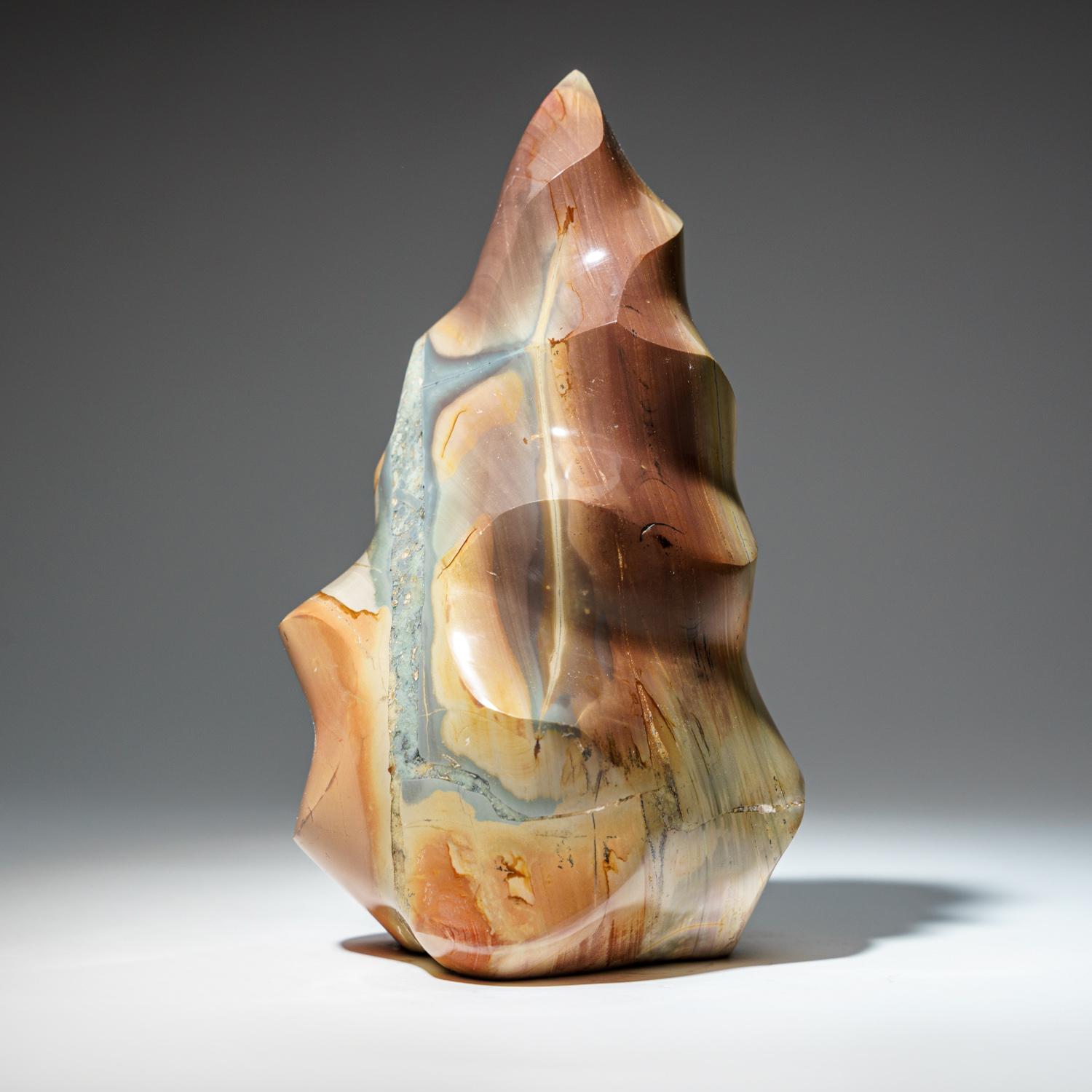 Polished Polychrome Freeform from Madagascar (6.3 lbs) In New Condition For Sale In New York, NY