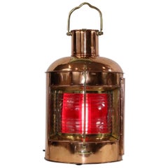 Retro Polished Port Ships Lantern