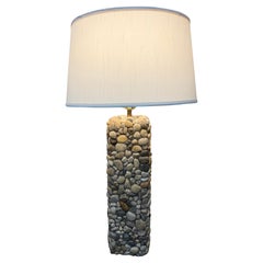 Polished River Rock Lamp