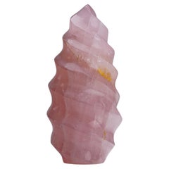 Pierre de flamme de quartz rose du Brésil (4,6 lbs)