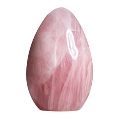 Polished Rose Quartz Freeform From Madagascar (5.2 lbs)
