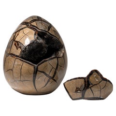 Polished Septarian Druzy Geode Egg from Madagascar (19 lbs)